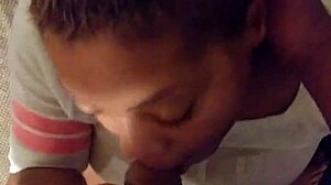 She Sucks Big Black Cock Passionately