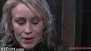 Sexy slaves are delighting each other with oral and rough sex