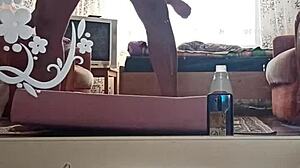 Pussy fucking and pussy play amateur homemade video with Kazakh couple