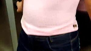 I'm pounding this married Latina's ass at the hotel window