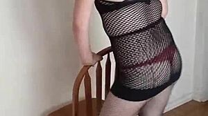 Latina Undresses In Lingerie For Striptease In California