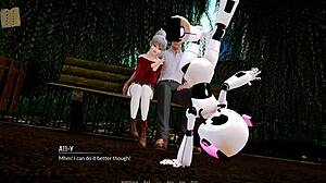 Harem hotel 398 features curvy cutie in sexy hentai outfit getting wild