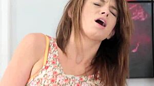 Petite Aspen Ora Punished Hard in Garage by Thick Cock