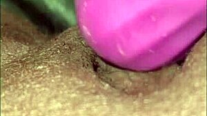 milaj narrates her experience testing a new wand vibrator on her bbw body in close-up pov