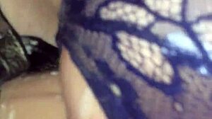 Amazing amateur fucks huge dildo