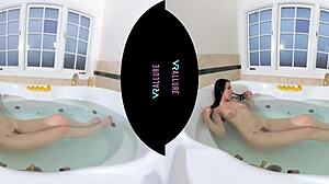 Yo, check VRAllure's Jade Baker touching herself in the bath!