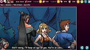 Hentai heroes plain of rituals 9 features anime characters in detailed ritual scenes with fingering and masturbation