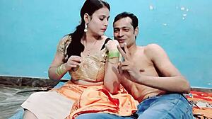 Desi Chudai Puja and Prem in Dirty Talk Bed Action
