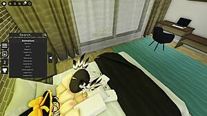 Cute Robloxian Witch Meets Stranger In Group Setting