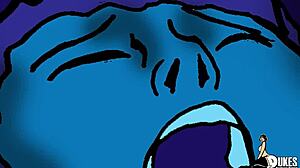 In this hentai, fat milfs are blackmailed into taking big cocks