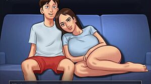 Summertime Saga 212 Big Tits Game Cowgirl Riding!