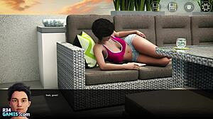 i watch the movie with my step sis in the rich family episode 2, but i make a mistake and call her mommy.