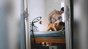 Thotiana94 gets bent over and fucked doggystyle hard by her couple