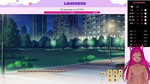 Cute Vtuber LewdNeko plays suggestive Love Cubed
