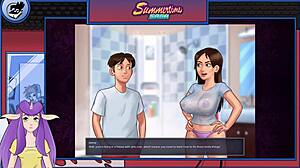 Summertime Saga Part 12: College Adventures with Goth Teacher Cosplay