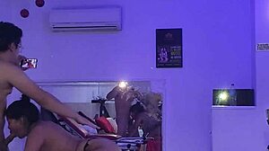 taking latin milf to motel for rimjob and fucking