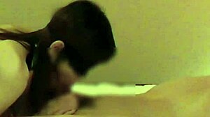 home made video of beautiful woman in chinese dress giving handjob and blowjob to friend until ejaculation