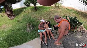 Amaya Takayo Atriz Fazendo Cena De Namoradinha Do Tatuado Tudo Por Tr�s Das C�meras - Jhonny Gab - Sandro Lima