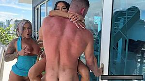 嘿，看大胸美女吞噬Maximo Garcia！