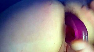 Curvy Housewife Receives Anal and Pussy Double Penetration in Bedroom Close-Up