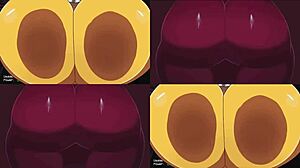 Foxy Anime Chica Shows Off Her Big Ass And Tits