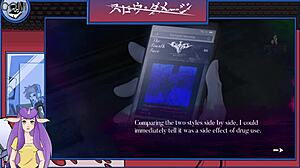 I watch this skinny brunette bodybuilder in hentai anime, feeling so turned on by her muscular form