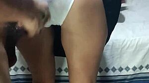 Petite Mexican Stepdaughter Assfucked for New Year Clothes