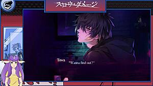 I watch this skinny brunette bodybuilder in hentai anime, feeling so turned on by her muscular form