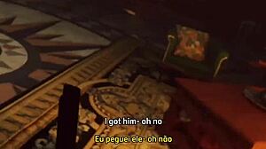 Velma Bent Over for Blowjob in Brothel