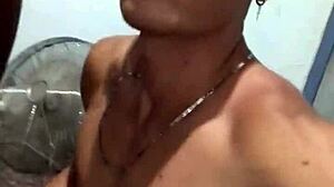 Novinho Slams Hard with Big Black Cock in Interracial Action. Bareback Amateur Goes Wild.