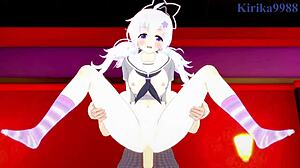 mikamo neru bunny girl and uzawa reisa in wild hentai sex