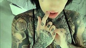 Is that hot petite tattooed girl melody radford doing a sexy dance?