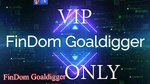 goddess in glasses demands more pay during jerk off instructions