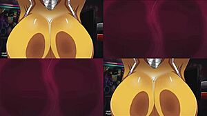 Foxy Anime Chica Shows Off Her Big Ass And Tits
