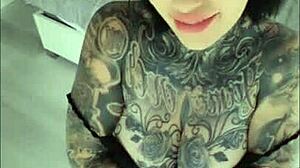 Is that hot petite tattooed girl melody radford doing a sexy dance?