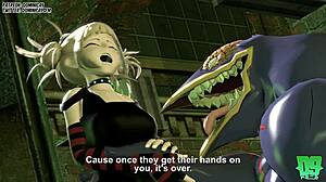 Momo And Toga Tutorial On Nomu Fucking In Hentai Anime Compilation