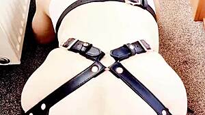 hekate casually slides that monster dildo into her cute big ass