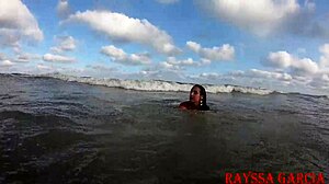 enjoying the beach while my doormat pays, rayssa garcia