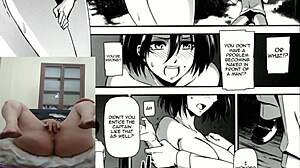 Watching the premiere of Shingeki no Kyojin with excitement