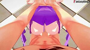 Scáthach-Skadi having sex on throne POV 😍