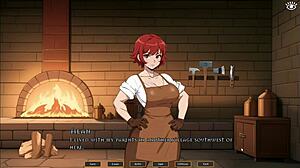 Tomboy Love in Hot Forge Hentai Game Ep 1 - She Masturbates Dreaming of You