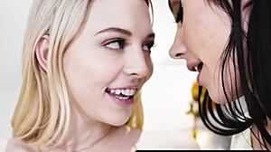 Girlsway - I Massaged Bestie’s Stepsister Lily Larimar, Ended Scissoring Hard