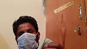 horny gay ladyboy reshmi jerks big cock in silk