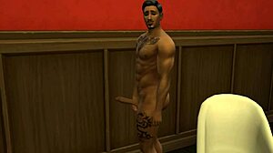 gareth williams bangs father-in-law in wild mmf threesome sims 4
