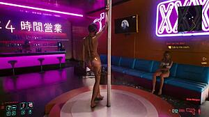 judy and johnny silverhand sneak a hot hidden moment