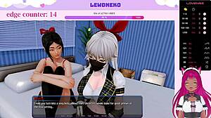 Hey, watch Vtuber Lewdneko in Harem Hotel fun! 😜