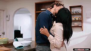 i can’t help cheating on my husband with his stepbro, kissing in lingerie feels so wrong