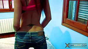 Fayna Vergara Webcam - Sexy Girl Plays With Fake Boobs