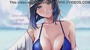 Yelan offers a thrilling edging experience in this hentai joi game