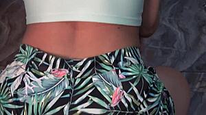 Foot fetish fans, check dirty feet in bugs bunny pose getting hit with a ruler.